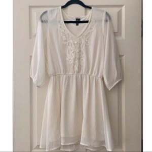 Embroidered Dress NWOT